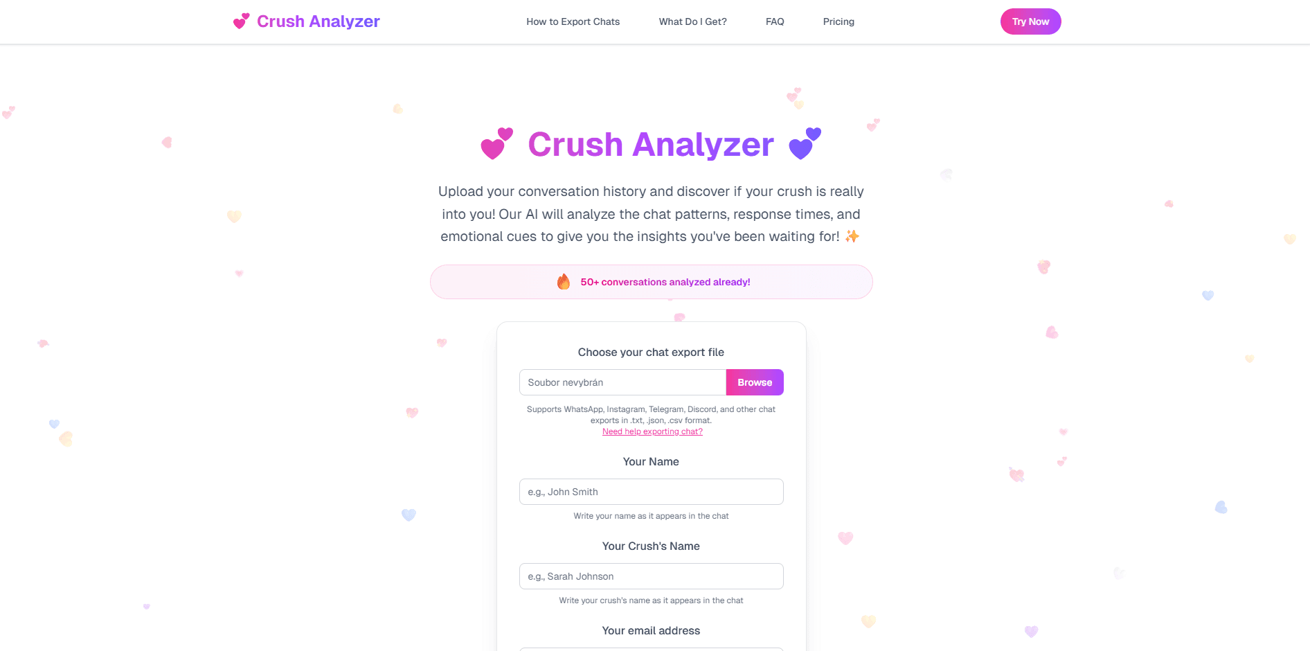 Crush Analyzer work example